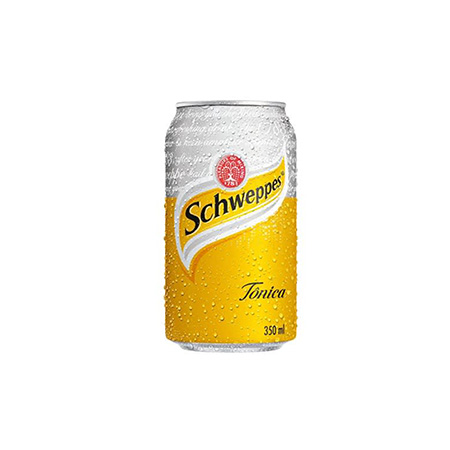 Lata de Água Tônica Schweppes