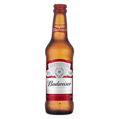 Garrafa de cerveja Budweiser